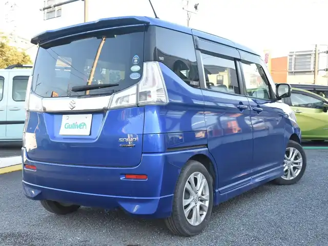 スズキ ソリオ HV SZ 神奈川県 2017(平29)年 9.9万km 青 デュアルカメラブレーキサポート/：前方衝突被害軽減ブレーキ/ケンウッドナビ/：ワンセグTV/：CD再生/：バックカメラ/ビルトインETC/前後ドライブレコーダー/シートヒーター（運転席）/純正15インチアルミホイール/純正フロアマット/：ドアバイザー/純正HIDヘッドライト/：オートヘッドライト/：フロントフォグライト