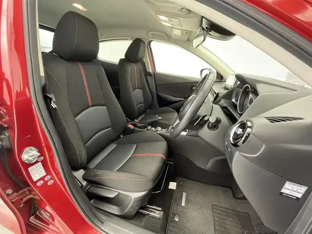 マツダ デミオ XD ツーリング 滋賀県 2014(平26)年 7万km ソウルレッドプレミアムメタリック 純正ナビ/Bluetooth/USB/クルーズコントロール/LEDヘッドライト/オートライト/ETC/パドルシフト/ヘッドアップディスプレイ/純正フロアマット/ドアバイザー/プッシュスタート/スマートキー/ステアリングリモコン