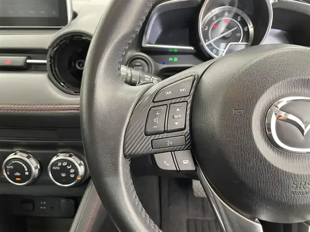 マツダ デミオ XD ツーリング 滋賀県 2014(平26)年 7万km ソウルレッドプレミアムメタリック 純正ナビ/Bluetooth/USB/クルーズコントロール/LEDヘッドライト/オートライト/ETC/パドルシフト/ヘッドアップディスプレイ/純正フロアマット/ドアバイザー/プッシュスタート/スマートキー/ステアリングリモコン