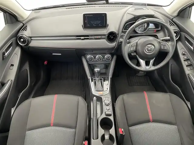 マツダ デミオ XD ツーリング 滋賀県 2014(平26)年 7万km ソウルレッドプレミアムメタリック 純正ナビ/Bluetooth/USB/クルーズコントロール/LEDヘッドライト/オートライト/ETC/パドルシフト/ヘッドアップディスプレイ/純正フロアマット/ドアバイザー/プッシュスタート/スマートキー/ステアリングリモコン