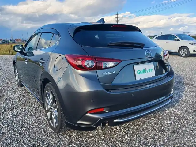 マツダ アクセラ スポーツ XD Lパッケージ 島根県 2016(平28)年 6.5万km マシーングレープレミアムM サンルーフ/純正ナビ/フルセグTV/バックモニター/ETC/ドライブレコーダー/レーダークルーズコントロール/前後パーキングセンサー/衝突被害軽減ブレーキ/車線逸脱警報システム/レーンキープアシスト/AT誤発進抑制制御機能/ブラインドスポットモニタリング/ドライバーアテンションアラート/ヘッドアップディスプレイ/ツインターボ/アダプティブLEDヘッドランプ/革巻きステアリング/ステアリングヒーター/パドルシフト/ホワイト革シート/前席シートヒーター/運転席パワーシート/BOSEサウンドシステム/純正18インチアルミホイール/スマートキー/プッシュエンジンスタート/禁煙車