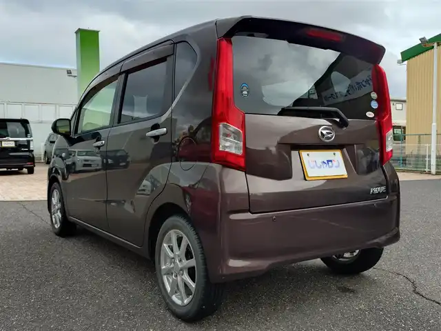 ダイハツ ムーヴ X SAⅡ 新潟県 2015(平27)年 8.4万km プラムブラウンクリスタルマイカ (株)IDOMが運営する【じしゃロン新潟店】の自社ローン専用車両になります。/こちらは現金またはオートローンご利用時の価格です。自社ローンご希望の方は別途その旨お申付け下さい/社外ナビ/FM/AM/CD視聴可能/ワンセグTV視聴可能(走行中視聴可能)/プッシュスタート/アイドリングストップ/横滑り防止装置/衝突被害軽減システム/後方のみコーナーセンサー/社外フロアマット/電動格納ミラー/スマートキー/スペアキー×１