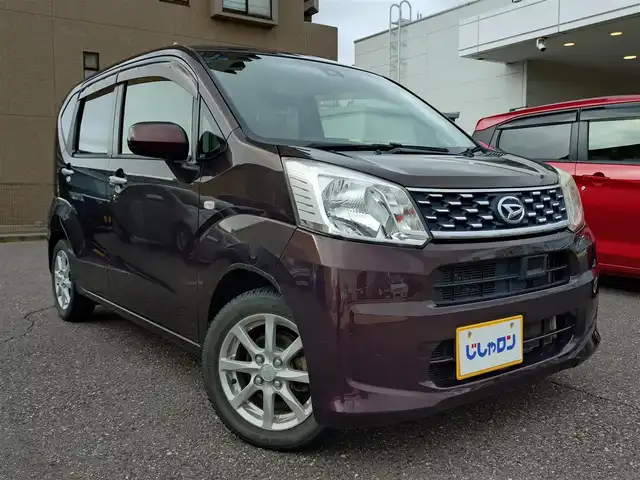 ダイハツ ムーヴ X SAⅡ 新潟県 2015(平27)年 8.4万km プラムブラウンクリスタルマイカ (株)IDOMが運営する【じしゃロン新潟店】の自社ローン専用車両になります。/こちらは現金またはオートローンご利用時の価格です。自社ローンご希望の方は別途その旨お申付け下さい/社外ナビ/FM/AM/CD視聴可能/ワンセグTV視聴可能(走行中視聴可能)/プッシュスタート/アイドリングストップ/横滑り防止装置/衝突被害軽減システム/後方のみコーナーセンサー/社外フロアマット/電動格納ミラー/スマートキー/スペアキー×１