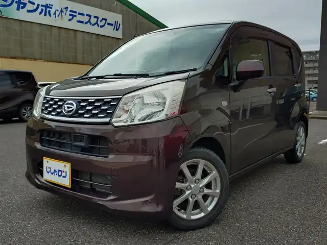 ダイハツ ムーヴ X SAⅡ 新潟県 2015(平27)年 8.4万km プラムブラウンクリスタルマイカ (株)IDOMが運営する【じしゃロン新潟店】の自社ローン専用車両になります。/こちらは現金またはオートローンご利用時の価格です。自社ローンご希望の方は別途その旨お申付け下さい/社外ナビ/FM/AM/CD視聴可能/ワンセグTV視聴可能(走行中視聴可能)/プッシュスタート/アイドリングストップ/横滑り防止装置/衝突被害軽減システム/後方のみコーナーセンサー/社外フロアマット/電動格納ミラー/スマートキー/スペアキー×１