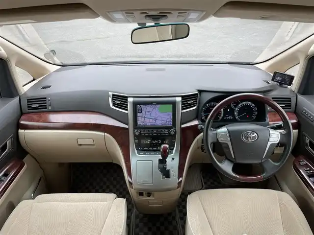 トヨタ ヴェルファイア 3．5Z Gエディション 道央・札幌 2008(平20)年 12.8万km ボルドーマイカメタリック ４WD/純正ディーラーOPナビ/CD/DVD/MD/フルセグ/純正フリップダウンモニター/横滑り防止装置/クルーズコントロール/パーキングセンサー/クリアランスソナー/AFS/センターデフロック/バック/サイド/フロントカメラ/ビルトインETC/両側パワースライドドア/パワーバックドア/前席/２列目パワーシート/D席メモリーシート/N席/２列目オットマン/革巻きウッドコンビステアリング/ステアリングリモコン/AC100V/POLEAUTO/MTモード付AT/レーダー探知機/プッシュスタート/スマートキー/HIDヘッドライト/オートライト/フォグランプ/電動格納ミラー/ウィンカーミラー/フロアマット/ドアバイザー
