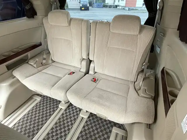 トヨタ ヴェルファイア 3．5Z Gエディション 道央・札幌 2008(平20)年 12.8万km ボルドーマイカメタリック ４WD/純正ディーラーOPナビ/CD/DVD/MD/フルセグ/純正フリップダウンモニター/横滑り防止装置/クルーズコントロール/パーキングセンサー/クリアランスソナー/AFS/センターデフロック/バック/サイド/フロントカメラ/ビルトインETC/両側パワースライドドア/パワーバックドア/前席/２列目パワーシート/D席メモリーシート/N席/２列目オットマン/革巻きウッドコンビステアリング/ステアリングリモコン/AC100V/POLEAUTO/MTモード付AT/レーダー探知機/プッシュスタート/スマートキー/HIDヘッドライト/オートライト/フォグランプ/電動格納ミラー/ウィンカーミラー/フロアマット/ドアバイザー