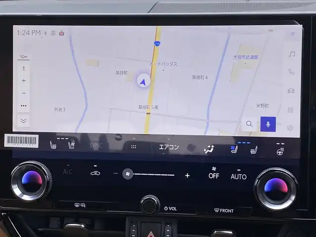 レクサス ＮＸ 250 岐阜県 2025(令7)年 0.5万km グラファイトブラックガラスフレーク パノラマサンルーフ　/ヘッドアップディスプレイ　/ブラインドスポットモニター　/純正ナビ（フルセグTV/Bluetooth/USB）/全方位カメラ　/レクサスセーフティシステムプラス/クリアランスソナー/純正ドライブレコーダー/クルーズコントロール/エアシート・シートヒーター/デュアルオートエアコン/Trail Mode/ダウンヒルアシストコントロールシステム/革巻きステアリング/ステアリングスイッチ/ブラウンレザーシート　/前席パワーシート　/パワーバックドア　/ビルトインETC2.0 /純正20インチアルミホイール/カードキー・スマートキー×２