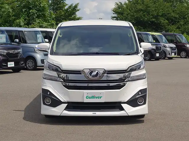 トヨタ ヴェルファイア V 山形県 2017(平29)年 4.5万km ホワイトパールクリスタルシャイン モデリスタエアロ/純正SDナビ/　　【CD DVD BT フルセグ MSV】/バックカメラ/両側パワースライドドア/電動リアゲート/クルーズコントロール/LEDオートヘッドライト/ハーフレザーシート/パワーシート/オットマン/アイドリングストップ/コーナーセンサー/ステアリングスイッチ/MTモード付AT/電動格納ウィンカーミラー/フォグランプ/スマートキー/ETC2.0