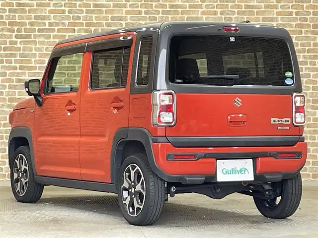 スズキ ハスラー HYBRID X ターボ 岩手県 2020(令2)年 5.6万km バーミリオンオレンジ/ガンメタリック2トーン ４WD/ターボ/パドルシフト/全周囲カメラ/デュアルカメラブレーキサポート/レーンキープアシスト/クルーズコントロール/ヒルディセントコントロール/グリップコントロール/スノーモード/コーナーセンサー/アイドリングストップ/横滑り防止装置/シートヒーター/ETC/ドラレコ/助手席アンダーボックス/純正ナビ/純正15インチアルミホイール/純正LEDヘッドライト/スマートキー