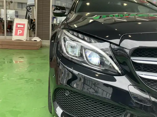 メルセデス・ベンツ Ｃ２００ ワゴン スポーツ 本革 神奈川県 2017(平29)年 5.4万km オブシディアンブラック ワンオーナー/記録簿（ヤナセ）/新車時保証書/ルーフレール/メルセデス純正COMMANDナビ/レーダーセーフティーパッケージ/パワーテールゲート/赤革シート/インテリジェントライトシステム/HUD/Bluetooth/USB/フルセグTV/ESP/Pre-Safeブレーキ/オートワイパー/スペアスマートキー