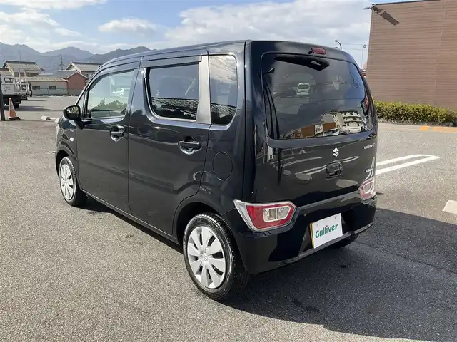 スズキ ワゴンＲ HYBRID FX 滋賀県 2021(令3)年 1.5万km ブルーイッシュブラックパール3 ワンオーナー/車検8年11月まで/スズキセーフティサポート/パナソニック7インチナビ/Bluetooth、DVD、CD、フルセグテレビ/シートヒーター（運転席）/プッシュスタート/ドアバイザー/純正フロアマット/スペアキー有り/取扱説明書/保証書