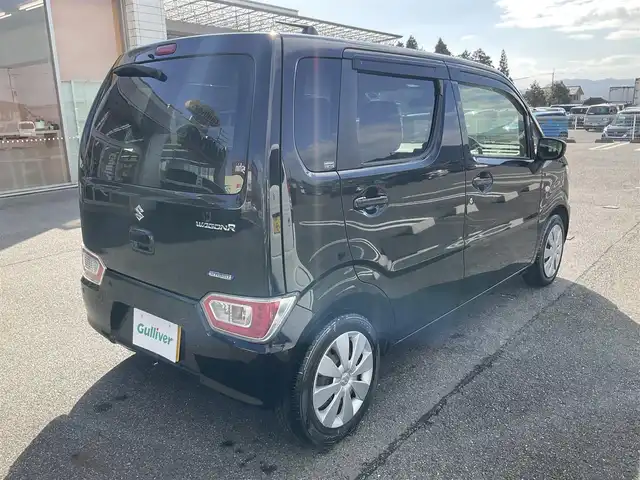 スズキ ワゴンＲ HYBRID FX 滋賀県 2021(令3)年 1.5万km ブルーイッシュブラックパール3 ワンオーナー/車検8年11月まで/スズキセーフティサポート/パナソニック7インチナビ/Bluetooth、DVD、CD、フルセグテレビ/シートヒーター（運転席）/プッシュスタート/ドアバイザー/純正フロアマット/スペアキー有り/取扱説明書/保証書