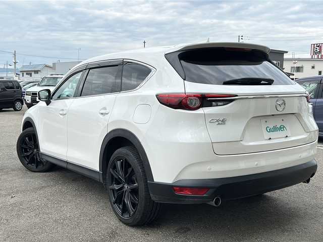 マツダ ＣＸ－８ XD プロアクティブ 秋田県 2018(平30)年 5.3万km スノーフレイクホワイトパールマイカ 純正メモリナビ/純正CD、DVD、BT、フルセグ/全周囲カメラ/社外20インチアルミ/４WD/ETC/前後コーナーセンサー/社外エンジンスターター/スペアキー