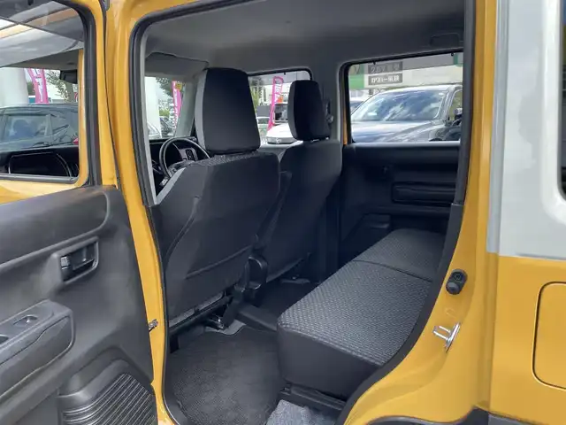 スズキ ハスラー HYBRID G ターボ 埼玉県 2023(令5)年 0.6万km アクティブイエロー/ソフトベージュメタリック ワンオーナー/ターボ/前席シートヒーター/純正ＳＤナビ/（ＤＶＤ＆ＣＤ＆ＭＳＶ＆ＢＴ＆ＵＳＢ）/前後ドライブレコーダー/スズキセーフティサポート/・デュアルカメラブレーキサポート/・誤発進抑制機能/・車線逸脱警報機能/・車線逸脱抑制機能/・ふらつき警報機能/・先行車発進お知らせ機能/・ハイビームアシスト/・アクティブクルーズコントロール/・標識認識機能/・後退時ブレーキサポート/・後方誤発進抑制機能/・リヤパーキングセンサー/アイドリングストップ/ステアリングリモコン/パドルシフト/純正１５inアルミホイール/オートライト/ＬＥＤライト/電動格納ミラー/スマートキー/プッシュスタート/Ｗ＆サイド＆カーテンエアバッグ/横滑り防止機能/ＡＢＳ/ドアバイザー/フロアマット/新車保証書/取扱説明書（車両＆ナビ）/スマートスペアキー有