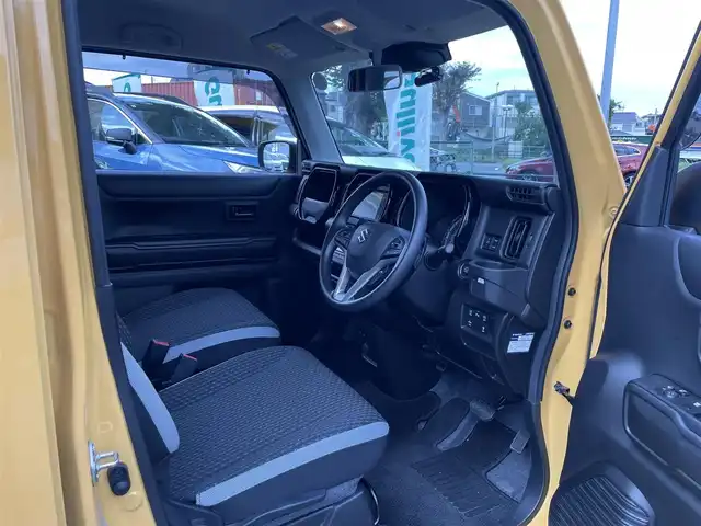 スズキ ハスラー HYBRID G ターボ 埼玉県 2023(令5)年 0.6万km アクティブイエロー/ソフトベージュメタリック ワンオーナー/ターボ/前席シートヒーター/純正ＳＤナビ/（ＤＶＤ＆ＣＤ＆ＭＳＶ＆ＢＴ＆ＵＳＢ）/前後ドライブレコーダー/スズキセーフティサポート/・デュアルカメラブレーキサポート/・誤発進抑制機能/・車線逸脱警報機能/・車線逸脱抑制機能/・ふらつき警報機能/・先行車発進お知らせ機能/・ハイビームアシスト/・アクティブクルーズコントロール/・標識認識機能/・後退時ブレーキサポート/・後方誤発進抑制機能/・リヤパーキングセンサー/アイドリングストップ/ステアリングリモコン/パドルシフト/純正１５inアルミホイール/オートライト/ＬＥＤライト/電動格納ミラー/スマートキー/プッシュスタート/Ｗ＆サイド＆カーテンエアバッグ/横滑り防止機能/ＡＢＳ/ドアバイザー/フロアマット/新車保証書/取扱説明書（車両＆ナビ）/スマートスペアキー有