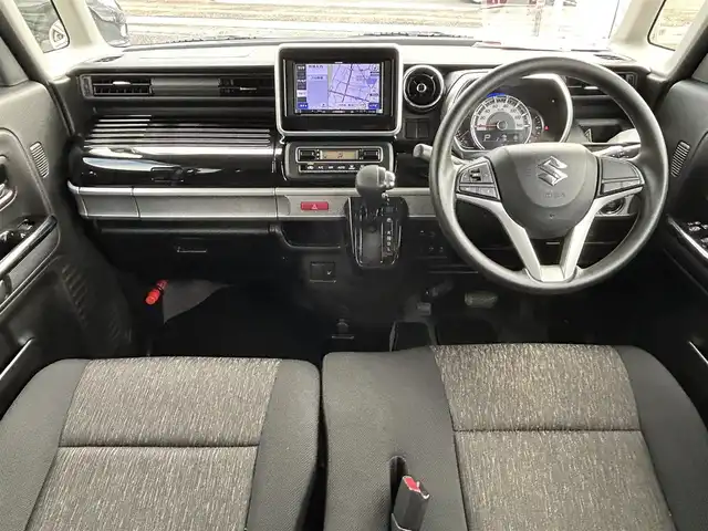 スズキ スペーシア 宮崎県 2019(平31)年 9.2万km ブルーイッシュブラックパール3 ＊じしゃロン宮崎店成約済み//ナビ(AVN138M)//ワンセグ/CD//運転席シートヒーター//純正フロアマット//純正アルミホイール//片側パワースライドドア