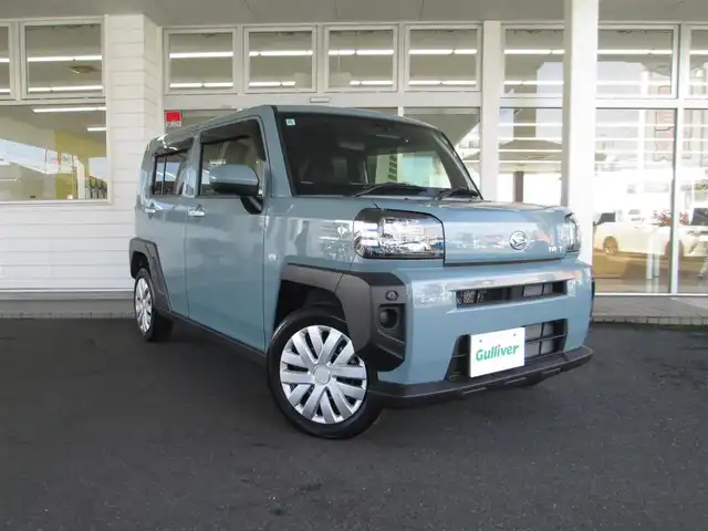ダイハツ タフト X 千葉県 2024(令6)年 0.6万km レイクブルーメタリック ワンオーナー/純正ディスプレイオーディオ/　【BT/USB/HDMI/フルセグTV】/バックカメラ/フロント、リアコーナーセンサー/電動パーキングブレーキ/オートブレーキホールド/ＬＥＤヘッドライト/スマートアシスト/ガラスルーフ