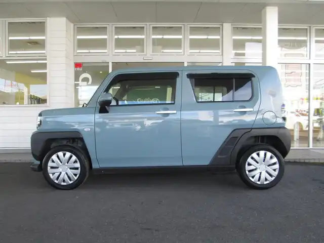 ダイハツ タフト X 千葉県 2024(令6)年 0.6万km レイクブルーメタリック ワンオーナー/純正ディスプレイオーディオ/　【BT/USB/HDMI/フルセグTV】/バックカメラ/フロント、リアコーナーセンサー/電動パーキングブレーキ/オートブレーキホールド/ＬＥＤヘッドライト/スマートアシスト/ガラスルーフ