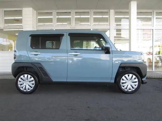 ダイハツ タフト X 千葉県 2024(令6)年 0.6万km レイクブルーメタリック ワンオーナー/純正ディスプレイオーディオ/　【BT/USB/HDMI/フルセグTV】/バックカメラ/フロント、リアコーナーセンサー/電動パーキングブレーキ/オートブレーキホールド/ＬＥＤヘッドライト/スマートアシスト/ガラスルーフ