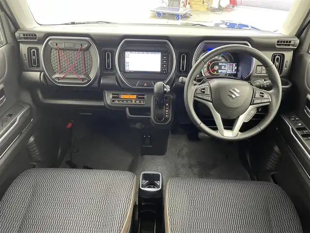 スズキ ハスラー Jスタイル ターボ 群馬県 2022(令4)年 4.5万km ブルーイッシュブラックパール 社外７インチナビ　レーダークルーズコントロール　ＬＥＤ　ハイビームアシスト　シートヒーター　純正１５インチＡＷ　ステアリングリモコン　ドライブレコーダー　スマートキー　レーンキープアシスト　禁煙車