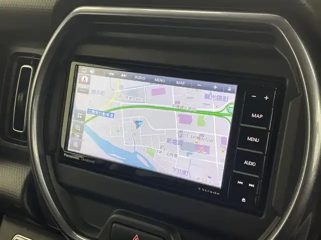 スズキ ハスラー Jスタイル ターボ 群馬県 2022(令4)年 4.5万km ブルーイッシュブラックパール 社外７インチナビ　レーダークルーズコントロール　ＬＥＤ　ハイビームアシスト　シートヒーター　純正１５インチＡＷ　ステアリングリモコン　ドライブレコーダー　スマートキー　レーンキープアシスト　禁煙車