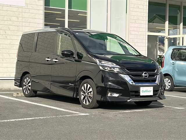 日産 セレナ ハイウェイスター Vセレクション 静岡県 2018(平30)年 3.1万km ダイヤモンドブラック /社外9インチナビ/地デジTV//CD/DVD/Bluetooth//バック/全周囲カメラ//両側パワースライドドア//プロパイロット//全車追従クルーズコントロール//ハンズフリースライドドア//ドライブレコーダー//LEDヘッドライト//レーンキープアシスト//純正16インチAW//ETC