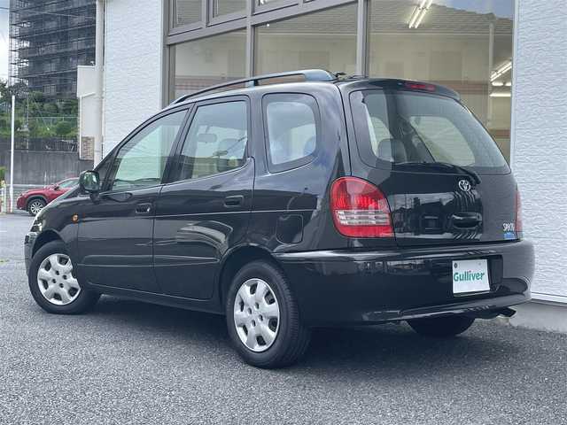 トヨタ カローラ スパシオ Vパッケージ 神奈川県 2000(平12)年 4.4万km ブラックM ワンオーナー/ルーフレール/リモコンキー/スペアキー×1/純正フロアマット/取扱説明書/保証書