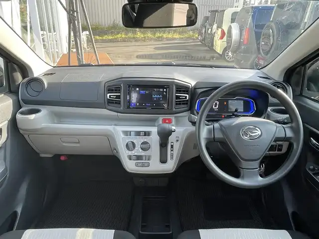 ダイハツ ミラ イース X リミテッド SAⅢ 道央・札幌 2022(令4)年 1.2万km ブラックマイカメタリック ・４ＷＤ/・社外ディスプレイオーディオ/（CD/ＡＭ/FM/BT）/・バックカメラ/・衝突軽減ブレーキ/・コーナーセンサー前後/・横滑り防止装置/・LEDヘッドライト/・自動ハイビーム/・アイドリングストップ/・純正フロアマット/・リモコンキー/・スペアキー/・冬タイヤ積込（社外１４AW）