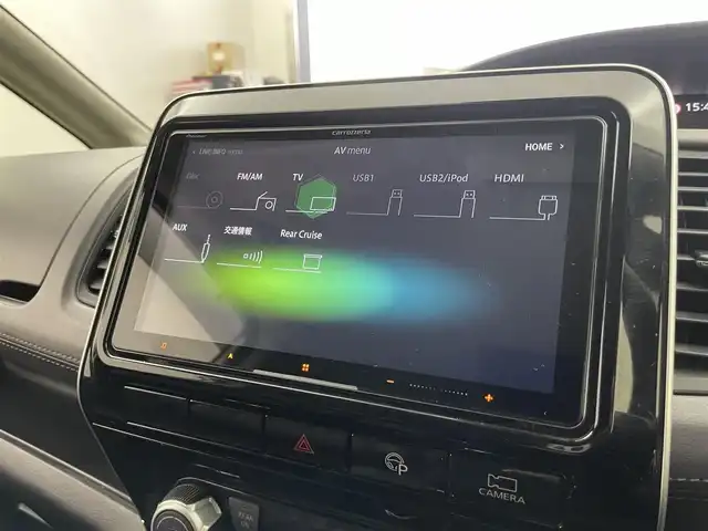 日産 セレナ ハイウェイスター V 埼玉県 2020(令2)年 7.6万km ブリリアントホワイトパール プロパイロット　社外９インチナビ　フリップダウンモニター　アラウンドビューモニター　ＢＳＩ　ＥＴＣ　前後ドライブレコーダー　レーダークルーズコントロール　ＨＤＭＩ　純正アルミホイール　オートライト