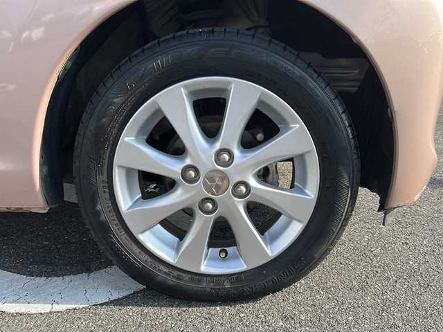 三菱 ｅＫワゴン G e－アシスト 岐阜県 2015(平27)年 6.8万km サクラピンクメタリック 登録時走行距離67796km/社外７型ナビ　/Bluetooth/ＥＴＣ　/純正１４インチアルミホイール　/プッシュスタート　/スマートキー　/ＡＢＳ　/横滑り防止装置　/衝突軽減システム　/アイドリングストップ　/フロアマット　/ベンチシート　/フラットシート/ライトレベライザー