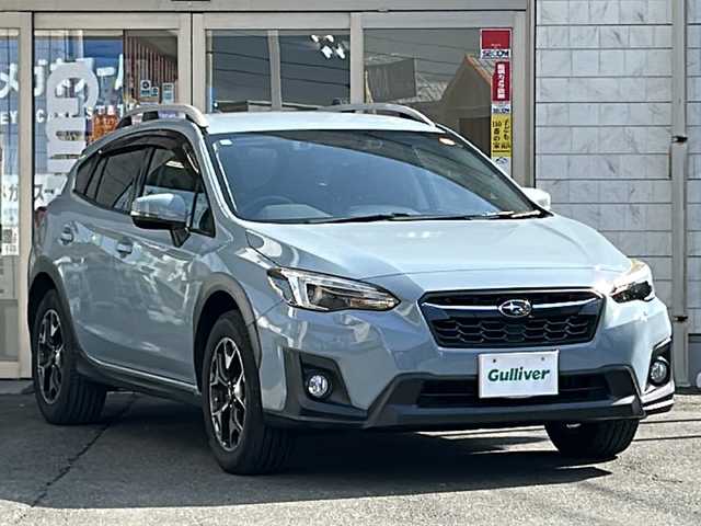 スバル インプレッサ ＸＶ 2．0i－L アイサイト 岩手県 2017(平29)年 7.6万km クールグレーカーキ ワンオーナー /社外ナビ（型式AVIC-RZ900）/フルセグTV/アイサイト /ETC /レーダークルコン /バックカメラ　/ナビステアリングスイッチ /X-MODE /ヒルディセントコントロール /パドルシフト/アイドリングストップ /オートライト/フォグランプ /ナノイー /純正トノカバー/ドアバイザー/フロアマット/ルーフレール/スマートキー×2/社外AW冬タイヤ積込/保証書 取説