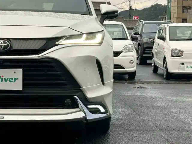 トヨタ ハリアー Z レザーパッケージ 広島県 2020(令2)年 1.8万km ホワイトパールクリスタルシャイン ワンオーナー/モデリスタエアロ（デイライト付き）/純正ナビ（Miracast/Bluetooth）/・フルセグTV（走行中視聴可）/・JBLプレミアムサウンド/全方位モニター/ETC2.0/前後ドライブレコーダー/デジタルインナーミラー/黒レザーシート/・シートヒーター/・エアシート/・パワーシート（メモリー機能付き）/衝突被害軽減ブレーキ/レーダークルーズコントロール/コーナーセンサー/車線逸脱警報/オートマチックハイビーム/ブラインドスポットモニター/ステアリングヒーター/パワーバックドア/ヘッドアップディスプレイ