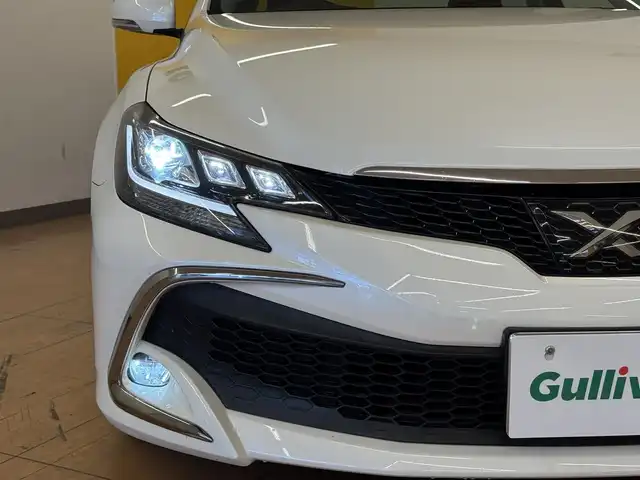 トヨタ マークＸ 350RDS 群馬県 2017(平29)年 5.9万km ホワイトパールクリスタルシャイン 純正7インチナビ/・フルセグTV/・BT/DVD/CD/SD/・FM/AM/バックカメラ/ビルトインETC/ドライブレコーダー/レーダークルーズコントロール/レーンディパーチャーアラート/前席シートヒーター/前席パワーシート/ブラックハーフレザーシート/ステアリングスイッチ/パドルシフト/スマートキー/プッシュスタート/純正18インチAW/純正フロアマット/純正ドアバイザー/LEDヘッドライト/フォグランプ/オートライト/トランクスポイラー/電動格納ウィンカーミラー/横滑り防止機能