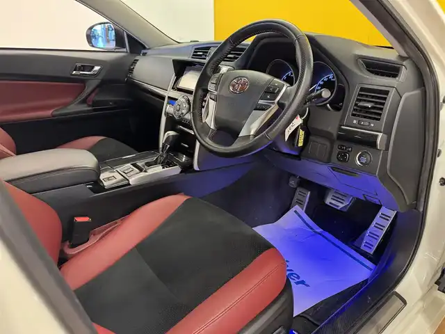 トヨタ マークＸ 350RDS 群馬県 2017(平29)年 5.9万km ホワイトパールクリスタルシャイン 純正7インチナビ/・フルセグTV/・BT/DVD/CD/SD/・FM/AM/バックカメラ/ビルトインETC/ドライブレコーダー/レーダークルーズコントロール/レーンディパーチャーアラート/前席シートヒーター/前席パワーシート/ブラックハーフレザーシート/ステアリングスイッチ/パドルシフト/スマートキー/プッシュスタート/純正18インチAW/純正フロアマット/純正ドアバイザー/LEDヘッドライト/フォグランプ/オートライト/トランクスポイラー/電動格納ウィンカーミラー/横滑り防止機能