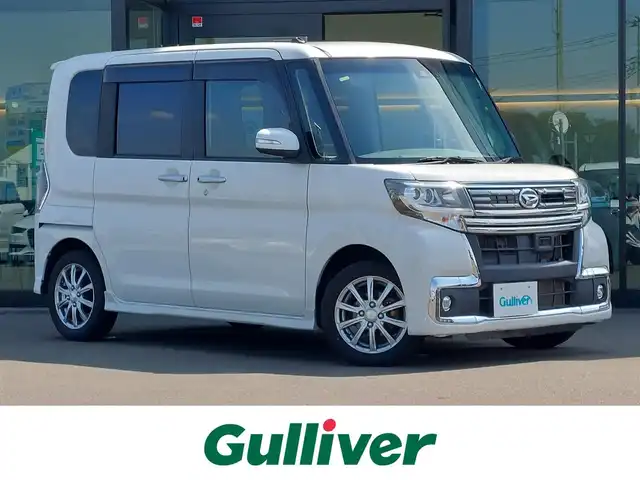 ダイハツ タント カスタム RS トップED SAⅡ 東京都 2016(平28)年 4.7万km パールホワイトⅢ スマートアシストII/衝突軽減ブレーキ/バックソナー/踏み間違い防止装置/アイドリングストップ/カロッツェリアSDナビ/フルセグTV/DVD/両側パワースライドドア/LEDヘッドライト/ETC