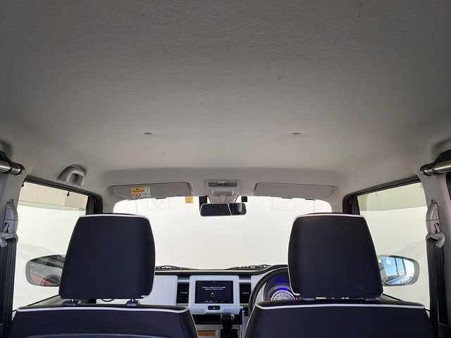 スズキ ハスラー G 栃木県 2018(平30)年 6.6万km フェニックスレッドパール/ブルーイッシュブラックパール 禁煙車/社外ナビ/衝突軽減ブレーキ/シートヒーター/オートエアコン/アイドリングストップ/プッシュスタート/スマートキー/電動格納ミラー/社外フロアマット/純正サイドバイザー/ＥＴＣ/バックカメラ