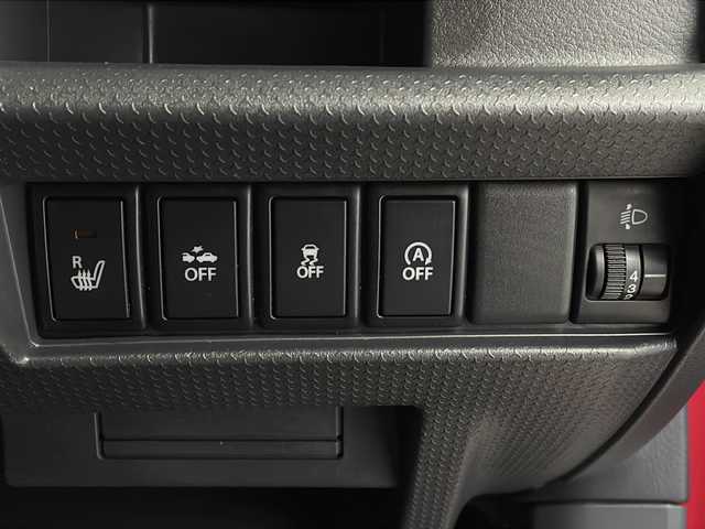 スズキ ハスラー G 栃木県 2018(平30)年 6.6万km フェニックスレッドパール/ブルーイッシュブラックパール 禁煙車/社外ナビ/衝突軽減ブレーキ/シートヒーター/オートエアコン/アイドリングストップ/プッシュスタート/スマートキー/電動格納ミラー/社外フロアマット/純正サイドバイザー/ＥＴＣ/バックカメラ