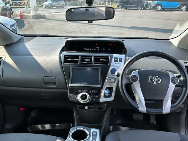 トヨタ プリウス α S ツーリングセレクション 鹿児島県 2013(平25)年 7.8万km グレーメタリック 純正ナビ/ETC/Bluetooth接続/フルセグTV/純正フロアマット/オートライト/LEDヘッドライト/スマートキー/プッシュスタート/スペアキー/純正17インチアルミホイール/横滑り防止装置/カーテンエアバッグ/取扱説明書/保証書/記録簿