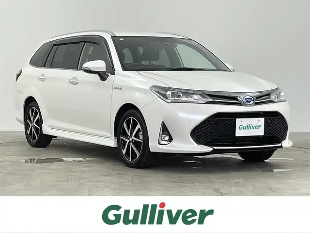トヨタ カローラ フィールダー ハイブリッドG ダブルバイビー 千葉県 2018(平30)年 4.7万km ホワイトパールクリスタルシャイン トヨタセーフティセンス/・プリクラッシュセーフティ/・レーンディパーチャーアラート/・クリアランスソナー/・先行車発進お知らせ/・オートハイビーム/純正7インチSDナビ/CD BT MSV フルセグ/バックカメラ/クルーズコントロール/LEDオートライト/革巻きステアリング/ステアリングスイッチ/ドアバイザー/プッシュスタート/スマートキー/ETC
