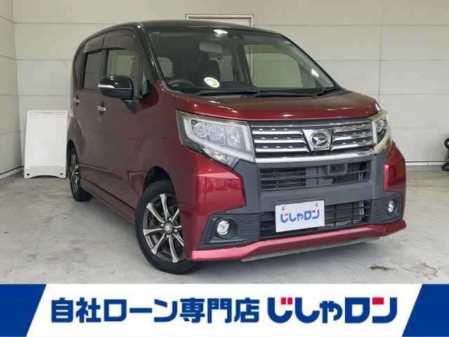 ダイハツ ムーヴ カスタム X SAⅡ 沖縄県 2015(平27)年 6.1万km ブラックマイカメタリック/ファイアークォーツレッドメタリック 2トーン (株)IDOMが運営する【じしゃロンコザ店】の自社ローン専用車両になりますこちらは現金またはオートローンご利用時の価格です。自社ローンご希望の方は別途その旨お申付け下さい/純正ナビ　/TV　/バックカメラ　/ETC　/衝突被害軽減ブレーキ　/コーナーセンサー前後　/ドライブレコーダー前後　/アイドリングストップ　/プッシュスタート　/スマートキー　/スペアキー　/オートライト