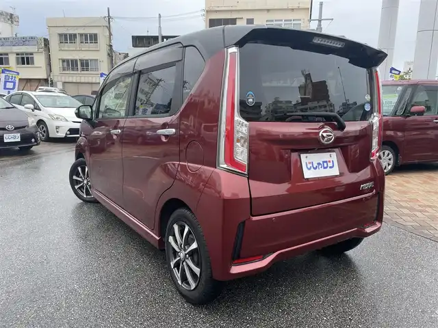 ダイハツ ムーヴ カスタム X SAⅡ 沖縄県 2015(平27)年 6.1万km ブラックマイカメタリック/ファイアークォーツレッドメタリック 2トーン (株)IDOMが運営する【じしゃロンコザ店】の自社ローン専用車両になりますこちらは現金またはオートローンご利用時の価格です。自社ローンご希望の方は別途その旨お申付け下さい/純正ナビ　/TV　/バックカメラ　/ETC　/衝突被害軽減ブレーキ　/コーナーセンサー前後　/ドライブレコーダー前後　/アイドリングストップ　/プッシュスタート　/スマートキー　/スペアキー　/オートライト