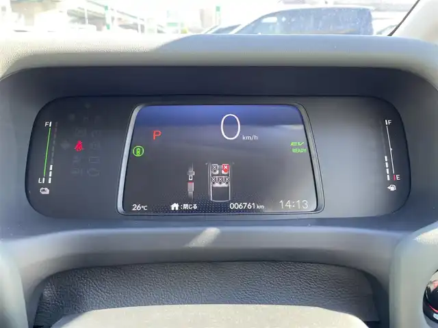 ホンダ フリード ハイブリット e:HEV クロスター 福岡県 2025(令7)年 0.7万km メテオロイドグレーメタリック 純正9型ディスプレイナビ（フルセグTV/BT）バックカメラホンダセンシングコーナーセンサーレーダークルコン両側パワスラ前後ドラレコETCBSMシートヒーター純正LEDヘッドライト純正15インチアルミホイールスマートキープッシュスタート