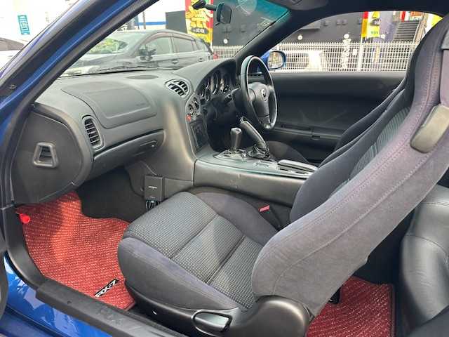 マツダ ＲＸ－７ Type RB Sパッケージ 茨城県 2002(平14)年 3.6万km イノセントブルー 社外ナビ【Bluetooth/TV/CD/DVD】/バックカメラ/ドライブレコーダー/ABS/フロントフォグランプ/純正フロアマット/ノーマルダンパー/社外マフラー/純正アルミホイール/社外アルミホイールあり/新車時保証書/取扱説明書