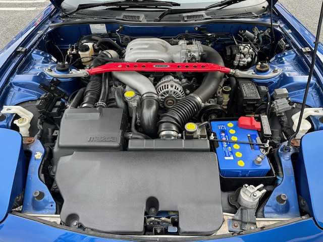 マツダ ＲＸ－７ Type RB Sパッケージ 茨城県 2002(平14)年 3.6万km イノセントブルー 社外ナビ【Bluetooth/TV/CD/DVD】/バックカメラ/ドライブレコーダー/ABS/フロントフォグランプ/純正フロアマット/ノーマルダンパー/社外マフラー/純正アルミホイール/社外アルミホイールあり/新車時保証書/取扱説明書