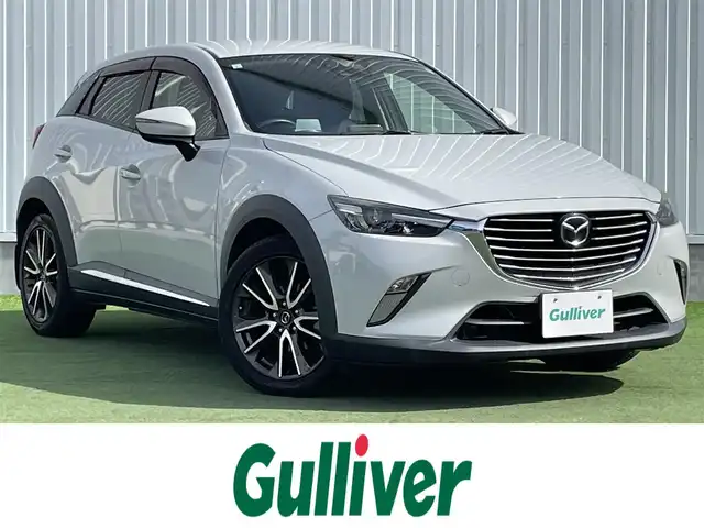 マツダ ＣＸ－３ XD ツーリング 香川県 2015(平27)年 6.2万km セラミックM i-ACTIVSENSE/・SCBS（スマート・シティ・ブレーキ・サポート）/・EBD(アンチロック・ブレーキ・システム)/・DSC（横滑り防止装置）/・HBC（ハイ・ビーム・コントロール・システム）/・BSM（ブラインド・スポット・モニタリング）/・MRCC（マツダ・レーダー・クルーズ・コントロール）/純正7インチマツダコネクトナビ/→フルセグ/CD/DVD/Bluetooth/AM/FM/AUX/USB/バックカメラ/ハーフレザーシート/LEDオートライト/革巻きステアリング/ステアリングリモコン/パドルシフト/MTモード付AT/純正18インチアルミ/純正フロアマット/ETC/アイドリングストップ/プッシュスタート/スマートキー