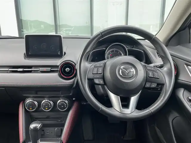 マツダ ＣＸ－３ XD ツーリング 香川県 2015(平27)年 6.2万km セラミックM i-ACTIVSENSE/・SCBS（スマート・シティ・ブレーキ・サポート）/・EBD(アンチロック・ブレーキ・システム)/・DSC（横滑り防止装置）/・HBC（ハイ・ビーム・コントロール・システム）/・BSM（ブラインド・スポット・モニタリング）/・MRCC（マツダ・レーダー・クルーズ・コントロール）/純正7インチマツダコネクトナビ/→フルセグ/CD/DVD/Bluetooth/AM/FM/AUX/USB/バックカメラ/ハーフレザーシート/LEDオートライト/革巻きステアリング/ステアリングリモコン/パドルシフト/MTモード付AT/純正18インチアルミ/純正フロアマット/ETC/アイドリングストップ/プッシュスタート/スマートキー