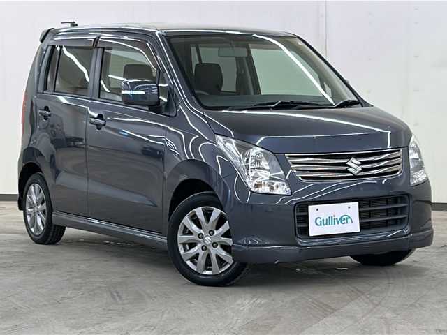 スズキ ワゴンＲ LTDⅡ 道央・札幌 2012(平24)年 9.1万km ルナグレーパールメタリック /社外ナビ(FH-770DVD)//社外ミュージックプレイヤー接続(AUX/USB)//DVD再生//CD//ヒーター付きシート//エンジンスターター//4WD//オートエアコン//スマートキー//スペアキー1本//純正14インチアルミホイール//ABS//ダブルエアバック