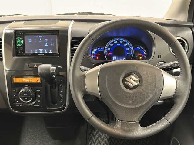 スズキ ワゴンＲ LTDⅡ 道央・札幌 2012(平24)年 9.1万km ルナグレーパールメタリック /社外ナビ(FH-770DVD)//社外ミュージックプレイヤー接続(AUX/USB)//DVD再生//CD//ヒーター付きシート//エンジンスターター//4WD//オートエアコン//スマートキー//スペアキー1本//純正14インチアルミホイール//ABS//ダブルエアバック