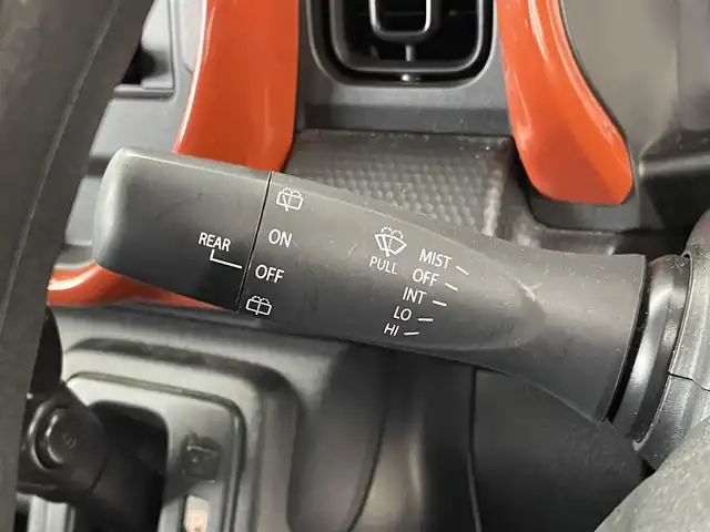 スズキ ハスラー HYBRID G 群馬県 2021(令3)年 7.4万km バーミリオンオレンジ/ガンメタリック2トーン デュアルカメラブレーキサポート　社外７インチナビ　バックカメラ　オートライト　シートヒーター　ステアリングリモコン　車線逸脱防止装置　コーナーセンサー　スマートキー　プッシュスタート　ＥＴＣ　禁煙車