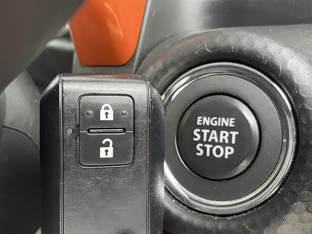 スズキ ハスラー HYBRID G 群馬県 2021(令3)年 7.4万km バーミリオンオレンジ/ガンメタリック2トーン デュアルカメラブレーキサポート　社外７インチナビ　バックカメラ　オートライト　シートヒーター　ステアリングリモコン　車線逸脱防止装置　コーナーセンサー　スマートキー　プッシュスタート　ＥＴＣ　禁煙車